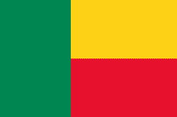 Flagge der Republik Dahomey