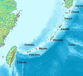 Karte des Königreichs Ryukyu
