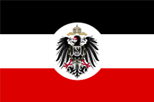 Die Dienstflagge des Reichskolonialamts